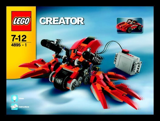 Notice / Instructions de Montage - LEGO - 4895 - Motion Power: Page 1