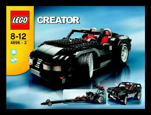 Notice / Instructions de Montage - LEGO - 4896 - Roaring Roadsters: Page 1