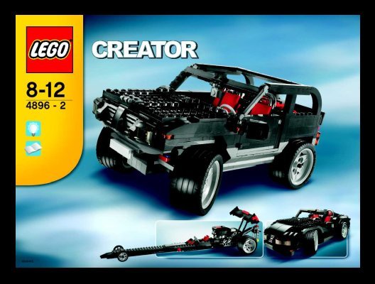 Notice / Instructions de Montage - LEGO - 4896 - Roaring Roadsters: Page 1