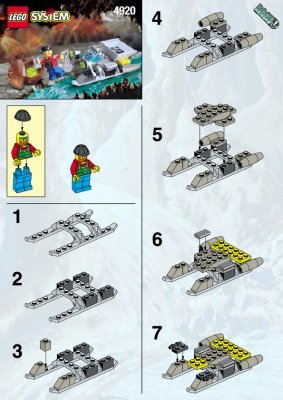 Notice / Instructions de Montage - LEGO - 4920 - The Rapid Rider: Page 1