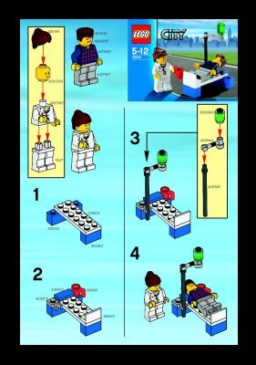 Notice / Instructions de Montage - LEGO - 4936 - Doc & Patient: Page 1