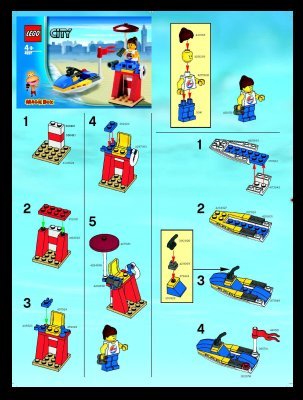 Notice / Instructions de Montage - LEGO - 4937 - Life Guard: Page 1