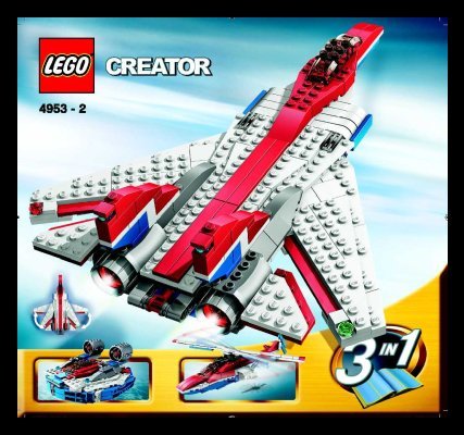 Notice / Instructions de Montage - LEGO - 4953 - Fast flyers: Page 1