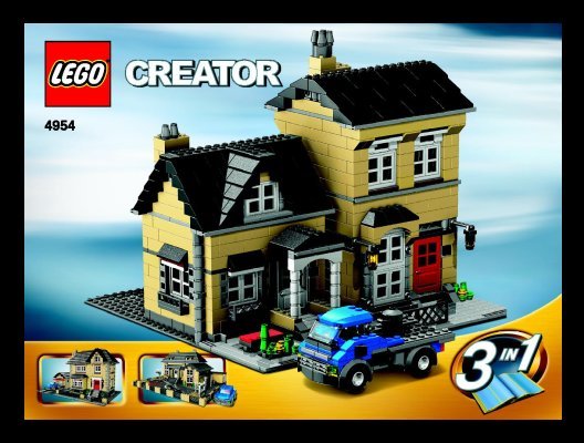 Notice / Instructions de Montage - LEGO - 4954 - Model Townhouse: Page 1