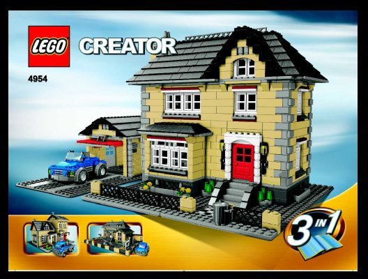 Notice / Instructions de Montage - LEGO - 4954 - Model Townhouse: Page 1