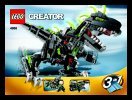 Notice / Instructions de Montage - LEGO - 4958 - Monster Dino: Page 1