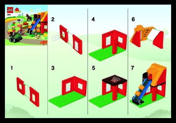 Notice / Instructions de Montage - LEGO - 4975 - Farm: Page 1