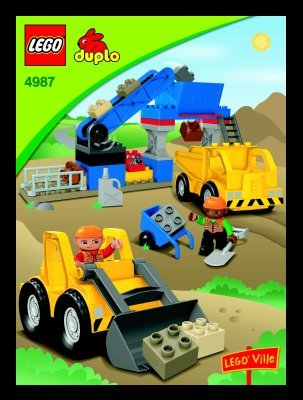 Notice / Instructions de Montage - LEGO - 4987 - Gravel Pit: Page 1