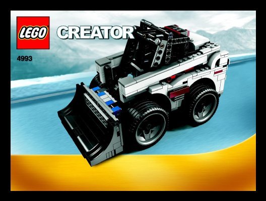 Notice / Instructions de Montage - LEGO - 4993 - Cool Convertible: Page 1