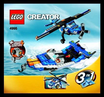 Notice / Instructions de Montage - LEGO - 4995 - Cargo Copter: Page 1