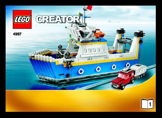 Notice / Instructions de Montage - LEGO - 4997 - Transport Ferry: Page 1