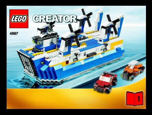 Notice / Instructions de Montage - LEGO - 4997 - Transport Ferry: Page 1