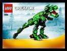 Notice / Instructions de Montage - LEGO - 4998 - Stegosaurus: Page 1