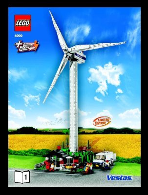 Notice / Instructions de Montage - LEGO - 4999 - Vestas Product: Page 1