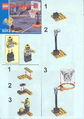 Notice / Instructions de Montage - LEGO - 5013 - Basketball: Page 1