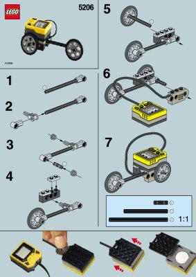 Notice / Instructions de Montage - LEGO - 5206 - Speed Computer: Page 1