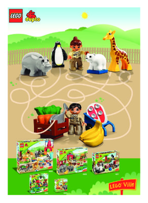 Notice / Instructions de Montage - LEGO - 5485 - Zoo Animals: Page 1