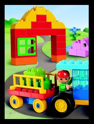 Notice / Instructions de Montage - LEGO - 5488 - LEGO® DUPLO® Farm Building Set: Page 1