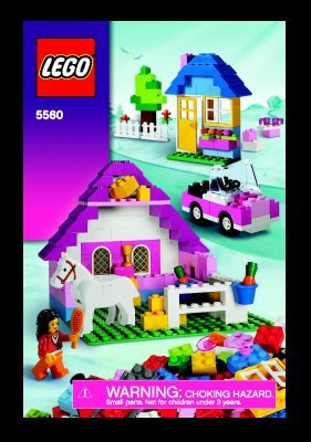 Notice / Instructions de Montage - LEGO - 5560 - LEGO® Large Pink Brick Box: Page 1