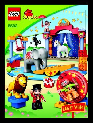 Notice / Instructions de Montage - LEGO - 5593 - Circus: Page 1