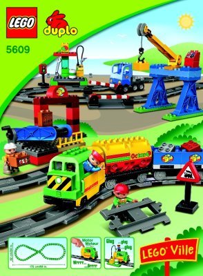 Notice / Instructions de Montage - LEGO - 5609 - Deluxe Train Set: Page 1