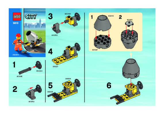 Notice / Instructions de Montage - LEGO - 5610 - Builder: Page 1