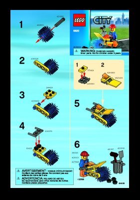 Notice / Instructions de Montage - LEGO - 5620 - Street Cleaner: Page 1