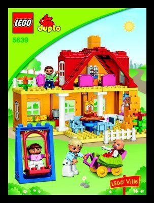 Notice / Instructions de Montage - LEGO - 5639 - Family House: Page 1