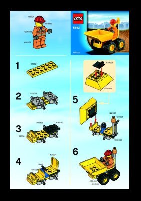 Notice / Instructions de Montage - LEGO - 5642 - Tipper  Truck: Page 1