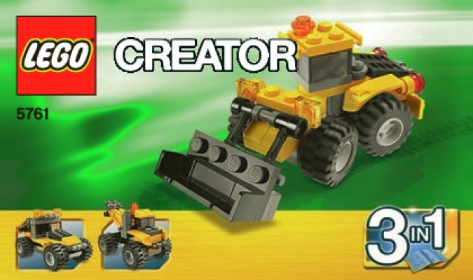 Notice / Instructions de Montage - LEGO - 5761 - Mini Digger: Page 1