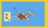 Notice / Instructions de Montage - LEGO - 5762 - Mini Plane: Page 4