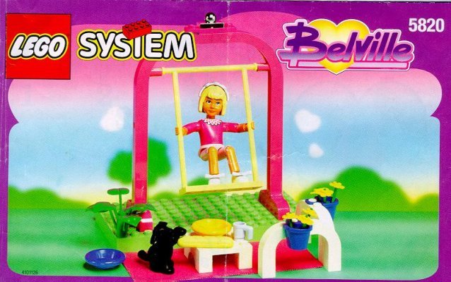 Notice / Instructions de Montage - LEGO - 5820 - GIRL AND SWING: Page 1