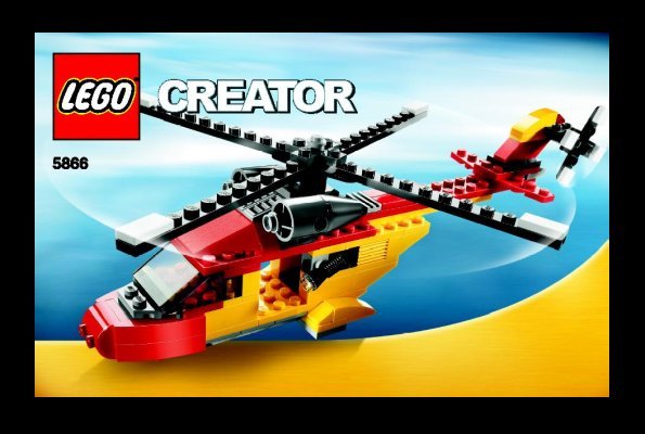 Notice / Instructions de Montage - LEGO - 5866 - Rotor Rescue: Page 1