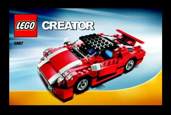 Notice / Instructions de Montage - LEGO - 5867 - Super Speedster: Page 1