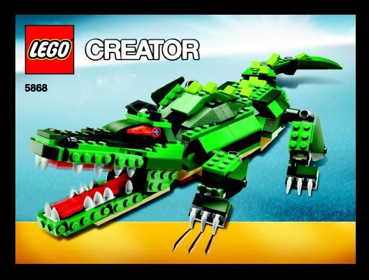 Notice / Instructions de Montage - LEGO - 5868 - Ferocious Creatures: Page 1