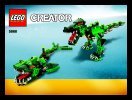 Notice / Instructions de Montage - LEGO - 5868 - Ferocious Creatures: Page 1