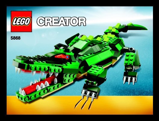 Notice / Instructions de Montage - LEGO - 5868 - Ferocious Creatures: Page 1