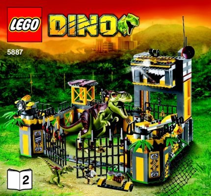 Notice / Instructions de Montage - LEGO - 5887 - Dino Defense HQ: Page 1