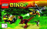 Notice / Instructions de Montage - LEGO - 5887 - Dino Defense HQ: Page 1