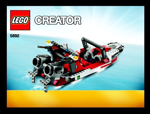 Notice / Instructions de Montage - LEGO - 5892 - Sonic Boom: Page 1