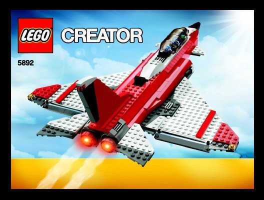 Notice / Instructions de Montage - LEGO - 5892 - Sonic Boom: Page 1