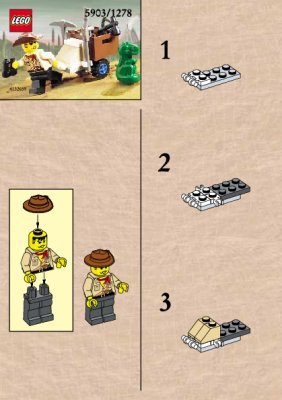 Notice / Instructions de Montage - LEGO - 5903 - JOHNNY THUNDER & BABY T: Page 1