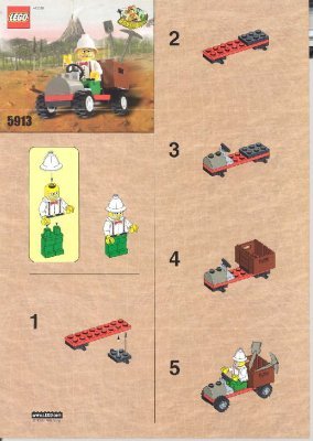 Notice / Instructions de Montage - LEGO - 5913 - DR. KILROY'S CAR: Page 1