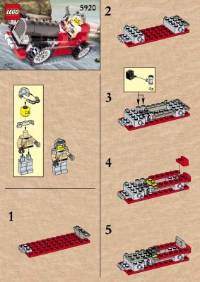 Notice / Instructions de Montage - LEGO - 5920 - Island Racer: Page 1