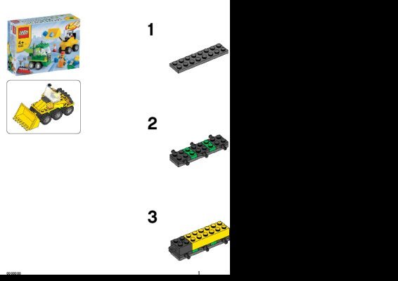 Notice / Instructions de Montage - LEGO - 5930 - LEGO® Road Construction Building Set: Page 1