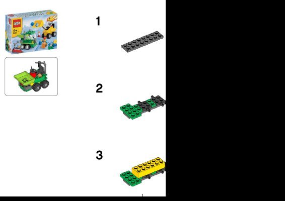 Notice / Instructions de Montage - LEGO - 5930 - LEGO® Road Construction Building Set: Page 1