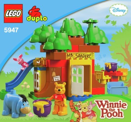 Notice / Instructions de Montage - LEGO - 5947 - Winnie the Pooh's House: Page 1