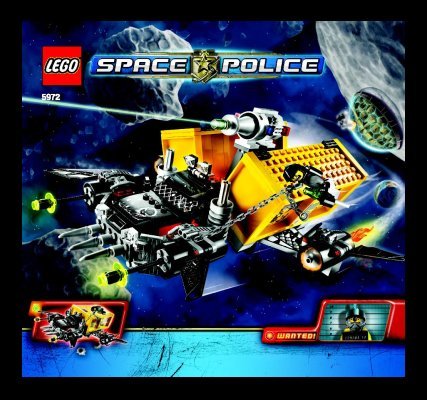 Notice / Instructions de Montage - LEGO - 5972 - Space Truck Getaway: Page 1