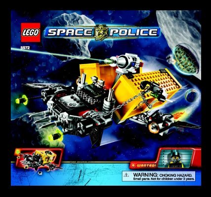 Notice / Instructions de Montage - LEGO - 5972 - Space Truck Getaway: Page 1