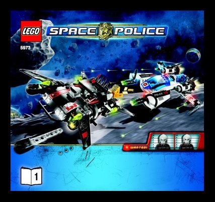 Notice / Instructions de Montage - LEGO - 5973 - Hyperspeed Pursuit: Page 1